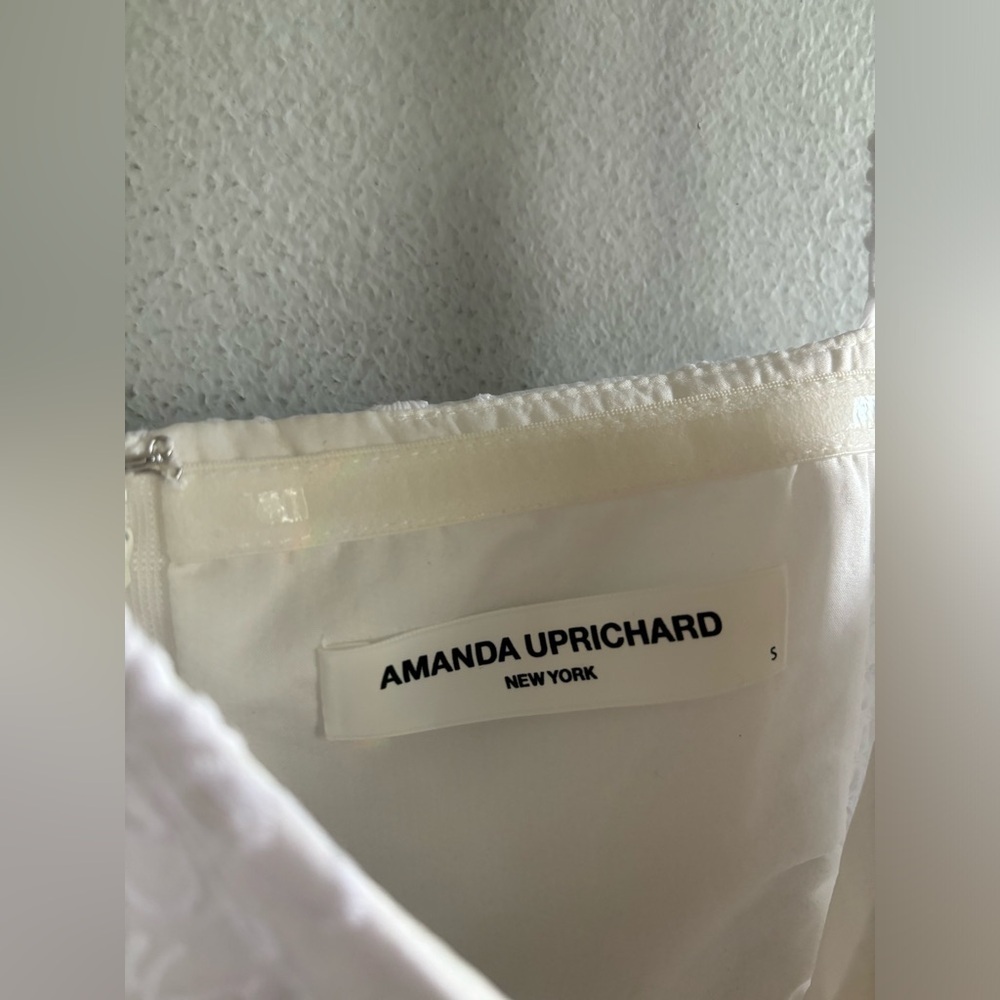 Amanda uprichard white eyelet dress S - Picture 4 of 8